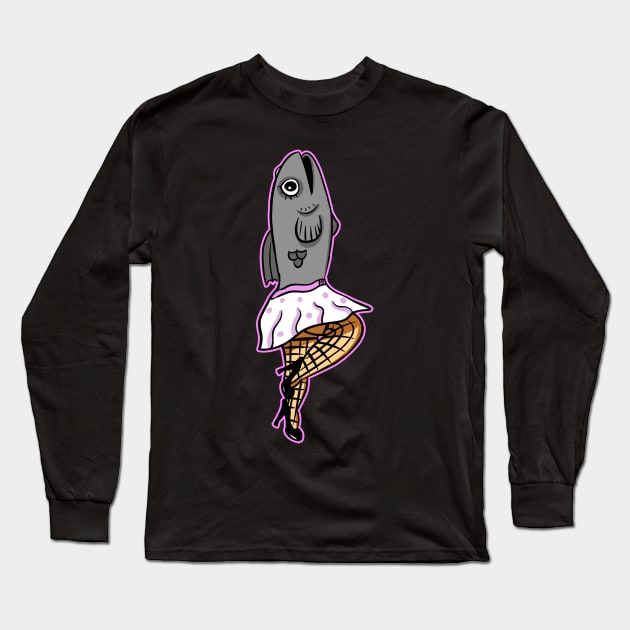 REVERSE MERMAID Long Sleeve T-Shirt by roxiqt